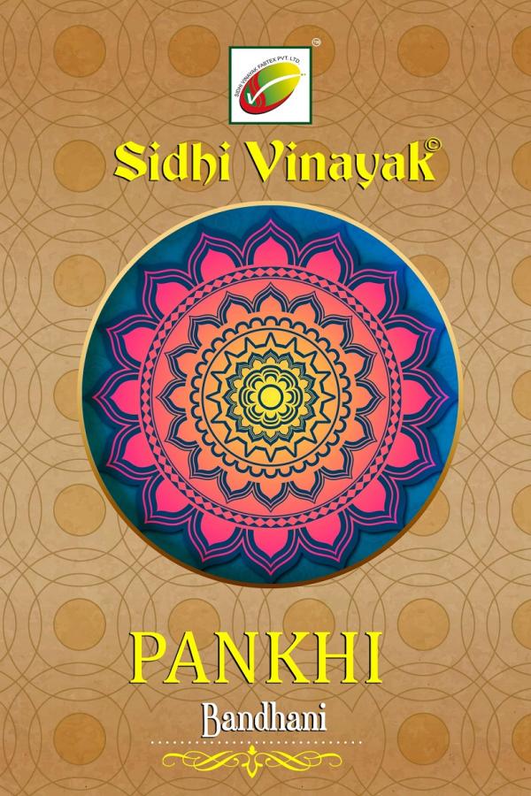 Sidhi Vinayak Pankhi Bandhani Cotton Exclusive Designer Dress Material